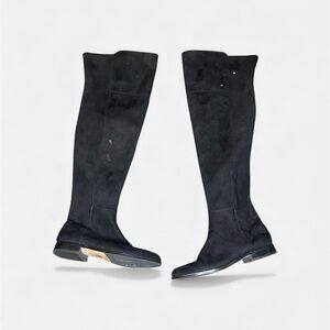 Anne Klein Black Over-the-Knee Boots